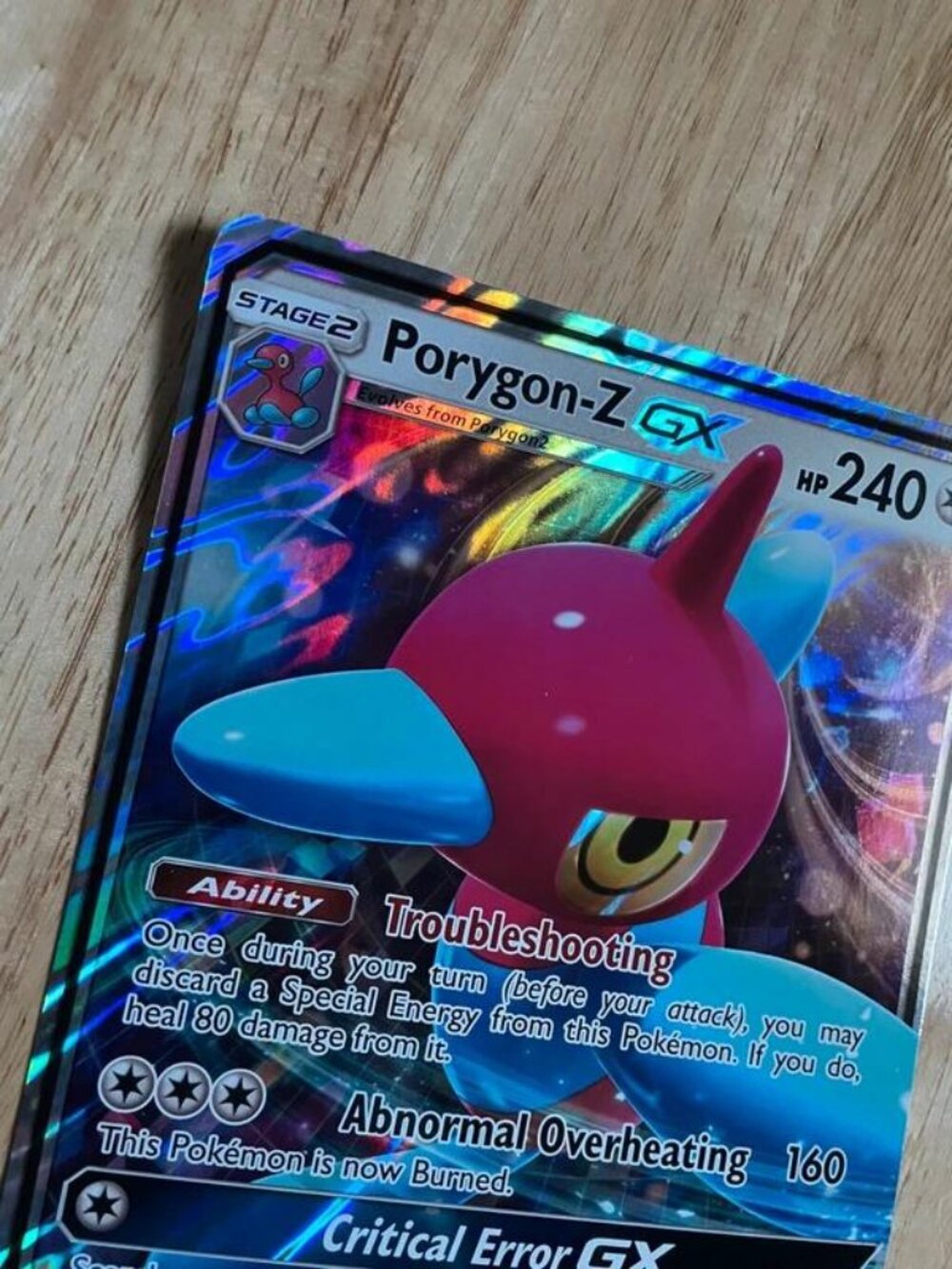 Jumbo Porygon-Z GX SM216 Oversized Holo Pokémon Promo Card 2019 - Picture 5 of 6